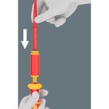 Wera Kraftform Kompakt VDE 15 Torque extra slim 1 Tool Finder, 15 piezas, Destornillador rojo/Amarillo