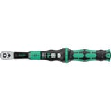 Wera Llave dinamométrica con cuadrado pasante Click-Torque Lock A 5 R/L, Llave de torsión negro/Verde