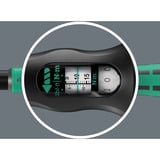 Wera Llave dinamométrica con cuadrado pasante Click-Torque Lock A 5 R/L, Llave de torsión negro/Verde