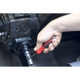 Wiha Destornillador con portapuntas SoftFinish, 1/4" negro/Rojo