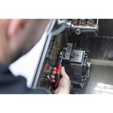 Wiha Destornillador con portapuntas SoftFinish, 1/4" negro/Rojo