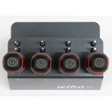 Wiha Destornillador con portapuntas SoftFinish, 1/4" negro/Rojo