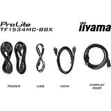 iiyama ProLite TF1534MC-B8X, Monitor LED negro (mate)