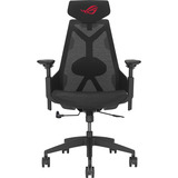 ASUS ROG Destrier Core Silla para videojuegos universal Asiento acolchado Negro, Asientos de juego negro, Silla para videojuegos universal, 150 kg, Asiento acolchado, Respaldo de malla, 165 cm, 185 cm