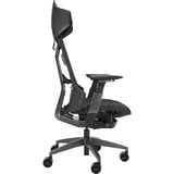 ASUS ROG Destrier Ergo Asiento de malla Respaldo de rejilla, Asientos de juego negro/Gris, Asiento de malla, Respaldo de rejilla, Negro, Gris, Aluminio, Negro