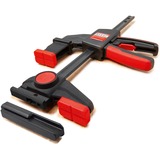 BESSEY 2x abrazadera de mesa de una mano EZR15SET, Gato negro/Rojo