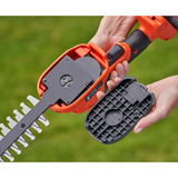 BLACK+DECKER Tijeras de césped y setos a batería BCSS18D1, 18 Voltios, Podadora naranja