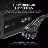 Corsair RM750e Reacondicionado, Fuente de alimentación de PC negro