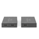 Digitus Set Extensor HDMI 4K/60Hz, 70 Metros, Alargador de HDMI negro