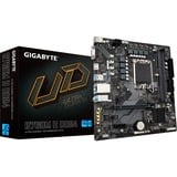 GIGABYTE B760M H DDR4 Placa base - Soporta CPUs Intel Core de 14ª generación, VRM digital de 6+1+1 fases, hasta 3200MHz DDR4 (OC), 2xPCIe 4.0 M.2, GbE LAN, USB 3.2 Gen1 VRM digital de 6+1+1 fases, hasta 3200MHz DDR4 (OC), 2xPCIe 4.0 M.2, GbE LAN, USB 3.2 Gen1, Intel, LGA 1700, Intel® Celeron®, Intel® Pentium® Gold, LGA 1700, 64 GB, DDR4-SDRAM