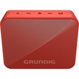 Grundig GBT Solo Altavoz monofónico portátil Rojo 3,5 W rojo, 3,5 W, Inalámbrico y alámbrico, 30 m, MicroUSB, Altavoz monofónico portátil, Rojo