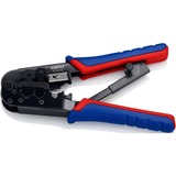 KNIPEX 97 51 10 SB, Crimpadora azul/Rojo