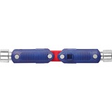 KNIPEX Llave para armarios de conmutación "DoubleJoint", Llave de tubo azul/Rojo