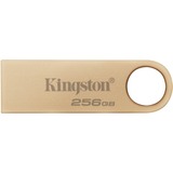Kingston DataTraveler 256GB 220MB/s Unidad USB 3.2 Gen 1 Metálica SE9 G3, Lápiz USB dorado, 256 GB, USB tipo A, 3.2 Gen 1 (3.1 Gen 1), 220 MB/s, Sin tapa, Oro