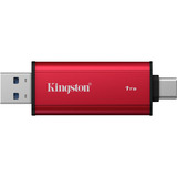 Kingston Dual Portable 1 TB, Unidad de estado sólido rojo/Negro