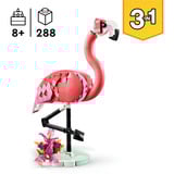 LEGO Fauna Salvaje: Flamenco Rosa, Juegos de construcción Juego de construcción, 8 año(s), Plástico, 288 pieza(s), 420 g