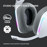 Logitech G733 Auriculares Diadema Blanco, Auriculares para gaming blanco, Auriculares, Diadema, Juego, Blanco, Binaural, Giratorio