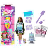 Mattel Barbie Party Unboxed Serie Cumpleaños de Mascota - vestido azul, Muñecos 