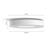 Philips Hue White & Color Ambiance Infuse Lámpara de techo L, Luz de LED blanco