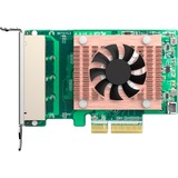 QNAP QXG-2G4T-I225 adaptador y tarjeta de red Interno Ethernet 2500 Mbit/s Interno, Alámbrico, PCI Express, Ethernet, 2500 Mbit/s