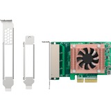 QNAP QXG-2G4T-I225 adaptador y tarjeta de red Interno Ethernet 2500 Mbit/s Interno, Alámbrico, PCI Express, Ethernet, 2500 Mbit/s