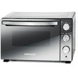 Rommelsbacher BGS 1500 horno Horno eléctrico 30 L 1500 W Negro, Plata, Mini horno plateado/Negro, Pequeño, Horno eléctrico, 30 L, 1500 W, 30 L, 230 °C