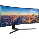 SAMSUNG C49J890DKR 124,5 cm (49") 3840 x 1080 Pixeles QLED Negro, Monitor LED negro, 124,5 cm (49"), 3840 x 1080 Pixeles, QLED, 5 ms, Negro