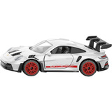 SIKU Porsche 911 GT3 RS Modelo a escala de coche deportivo, Automóvil de construcción Modelo a escala de coche deportivo, Porsche 911 GT3 RS, Metal, Plástico, Puerta, Blanco, 33 mm