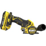 Stanley Cortadora multimaterial inalámbrica, 18 Voltios, Máquina de corte negro/Amarillo