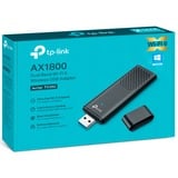 TP-Link Archer TX20U WLAN 1201 Mbit/s, Adaptador Wi-Fi Alámbrico, USB, WLAN, Wi-Fi 6 (802.11ax), 1201 Mbit/s, Negro