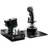 Thrustmaster Hotas Warthog MKII, Hotas (mando más palanca de control) negro/Plateado