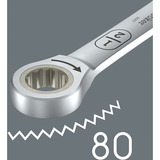 Wera Juego de llaves combinadas con trinquete 6007 Joker Imperial 8, 8 piezas, Llave de tuercas 