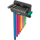 Wera Wera Hex-Plus Multicolour 3 stiftsleutel, 05133165001, Destornillador 