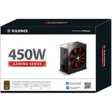 Xilence Performance A+ XN213 unidad de fuente de alimentación 450 W 20+4 pin ATX ATX Negro, Fuente de alimentación de PC negro, 450 W, 200 - 240 V, 50 Hz, 10 A, Activo, 100 W