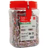 fischer 570548, DuoPower 6x30, Pasador gris claro/Rojo