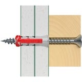 fischer 570548, DuoPower 6x30, Pasador gris claro/Rojo