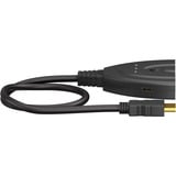 goobay Conmutador HDMI 3 a 1 (4K @ 60Hz) negro