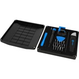 iFixit EU145348-5 herramienta para reparación de dispositivo electrónico 13 herramientas, Kit de herramientas negro/Azul, Herramienta para apertura de dispositivos electrónicos, Teléfono móvil/smartphone, Púa de apertura, Destornillador, Espátula de desmontaje, Pinzas, Polímero, Negro, Azul, Plano, Pentalobe, Phillips, Torx, Tri-point