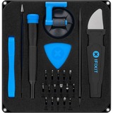 iFixit EU145348-5 herramienta para reparación de dispositivo electrónico 13 herramientas, Kit de herramientas negro/Azul, Herramienta para apertura de dispositivos electrónicos, Teléfono móvil/smartphone, Púa de apertura, Destornillador, Espátula de desmontaje, Pinzas, Polímero, Negro, Azul, Plano, Pentalobe, Phillips, Torx, Tri-point