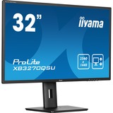 iiyama ProLite XB3270QSU-B1 pantalla para PC 80 cm (31.5") 2560 x 1440 Pixeles Quad HD LED Negro, Monitor LED negro (mate), 80 cm (31.5"), 2560 x 1440 Pixeles, Quad HD, LED, 3 ms, Negro