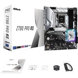 ASRock Z790 PRO RS, Placa base plateado/Negro