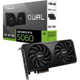 ASUS GeForce RTX 5060 DUAL OC EVO Edition 8GB, Tarjeta gráfica negro