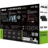 ASUS GeForce RTX 5060 DUAL OC EVO Edition 8GB, Tarjeta gráfica negro