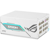 ASUS ROG Thor 1200W Platinum III White Edition (ROG Equalizer), Fuente de alimentación de PC negro, 1200 W, 100 - 240 V, Activo, 125 W, 1200 W, 125 W