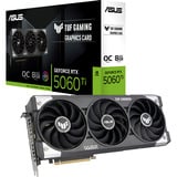 ASUS TUF Gaming TUF-RTX5060TI-O8G-GAMING NVIDIA GeForce RTX 5060 Ti 8 GB GDDR7, Tarjeta gráfica GeForce RTX 5060 Ti, 8 GB, GDDR7, 128 bit, 7680 x 4320 Pixeles, PCI Express 5.0