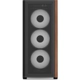 Aerocool D501A Midi Tower Negro, Cajas de torre negro/Madera, Midi Tower, PC, Negro, ATX, micro ATX, Mini-ITX, Acrilonitrilo butadieno estireno (ABS), SPCC, Madera, Juego