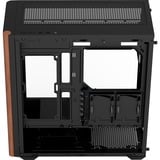 Aerocool D501A Midi Tower Negro, Cajas de torre negro/Madera, Midi Tower, PC, Negro, ATX, micro ATX, Mini-ITX, Acrilonitrilo butadieno estireno (ABS), SPCC, Madera, Juego