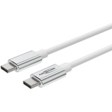 Ansmann Cable de datos y carga USB Tipo-C a Tipo-C blanco