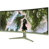 Arozzi Nova 34T2K165, Monitor de gaming verde