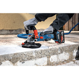 Bosch GBR 18V-15 S, 0601776201, Amoladora de hormigón azul/Negro